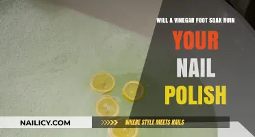 Vinegar Foot Soak: Does It Damage Your Nail Polish?