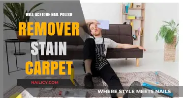 Acetone Nail Polish Remover: Carpet Staining Culprit?