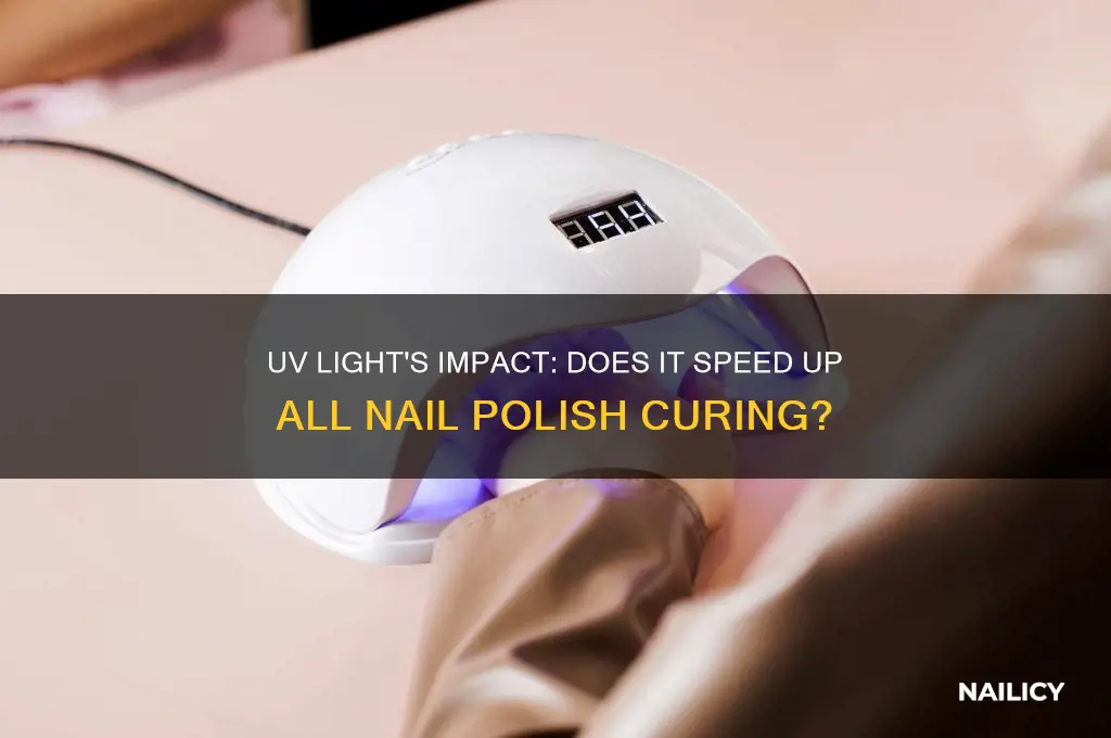 will all nail polish cure faster with uv light