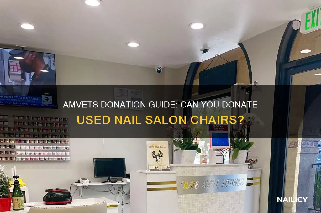 will amvets take usef nail salon chairs