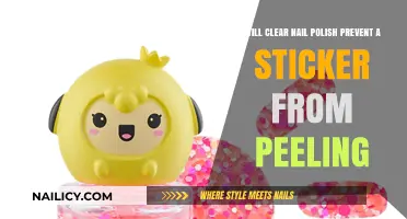 Clear Nail Polish Hack: Can It Keep Stickers from Peeling?