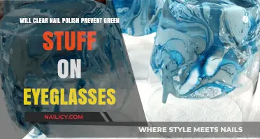 Clear Nail Polish: A Solution to Green Eyeglass Discoloration?