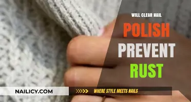 Can Clear Nail Polish Effectively Prevent Rust on Metal Surfaces?