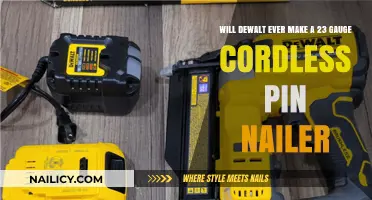 Will Dewalt Launch a Cordless 23 Gauge Pin Nailer Soon?