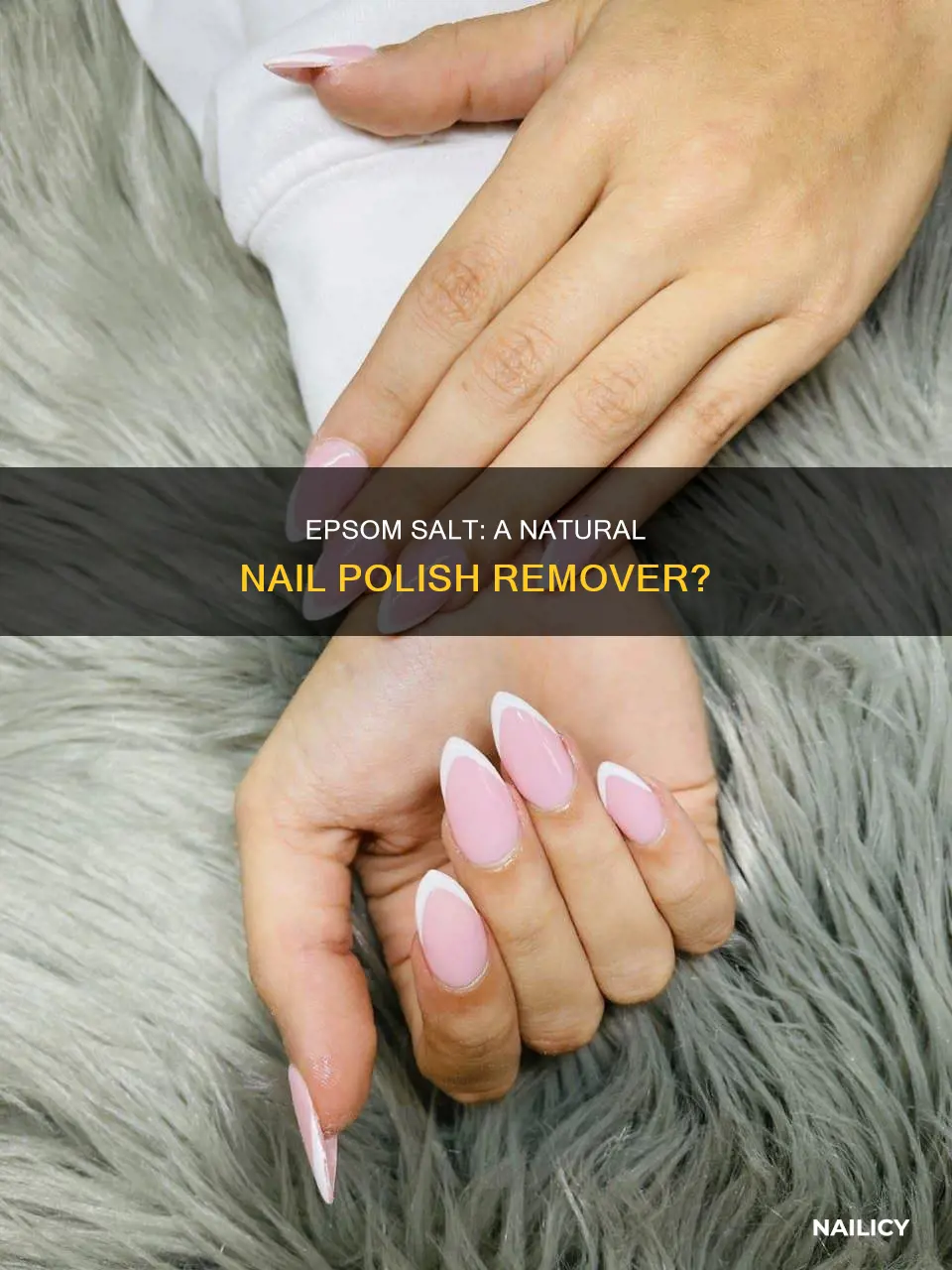 will epsom salt remove nail polish