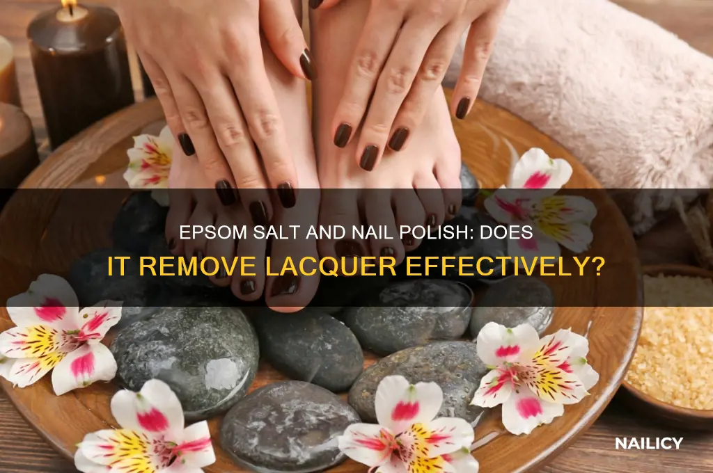 will epson salt take off nail polish