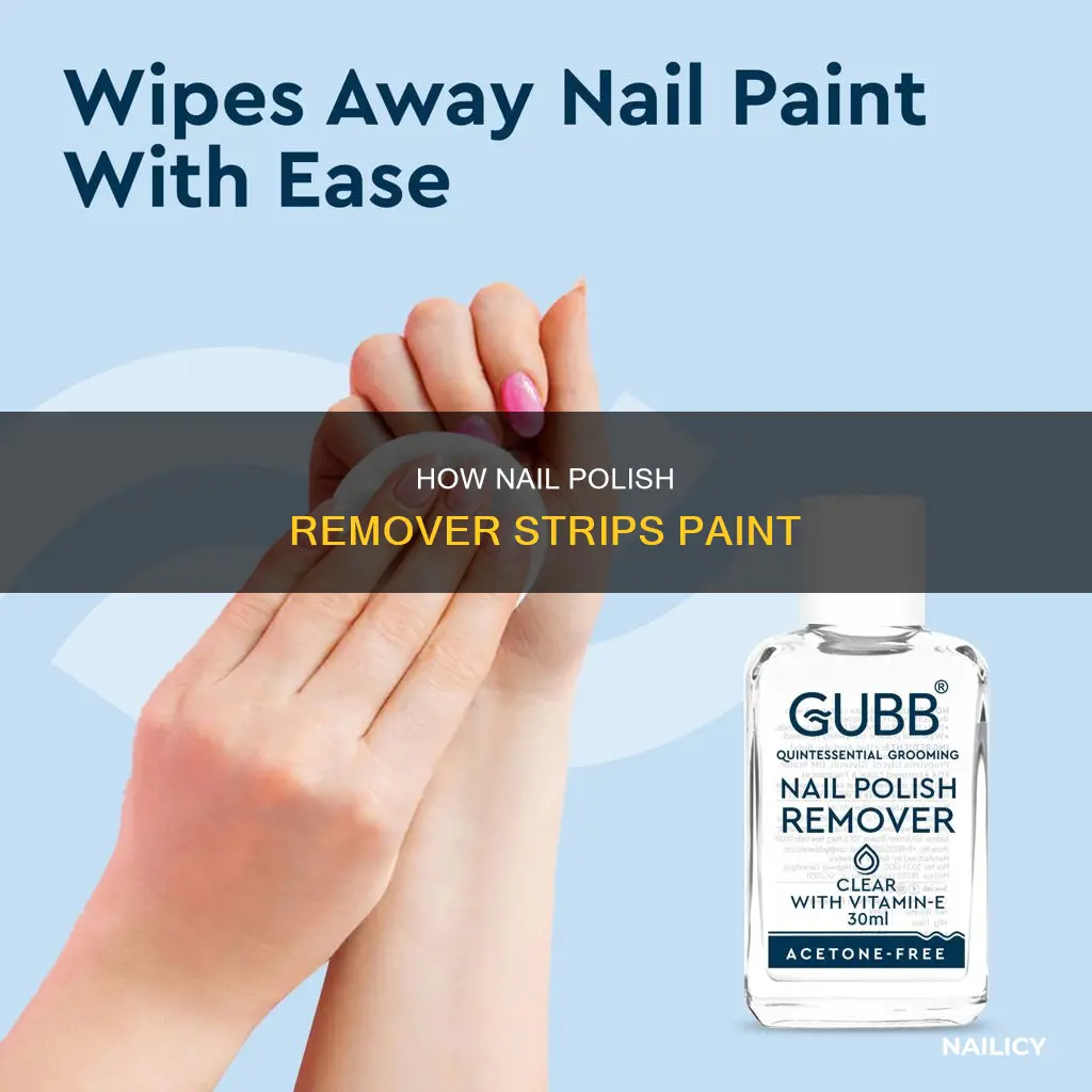 will finger nail polish remover remove paint