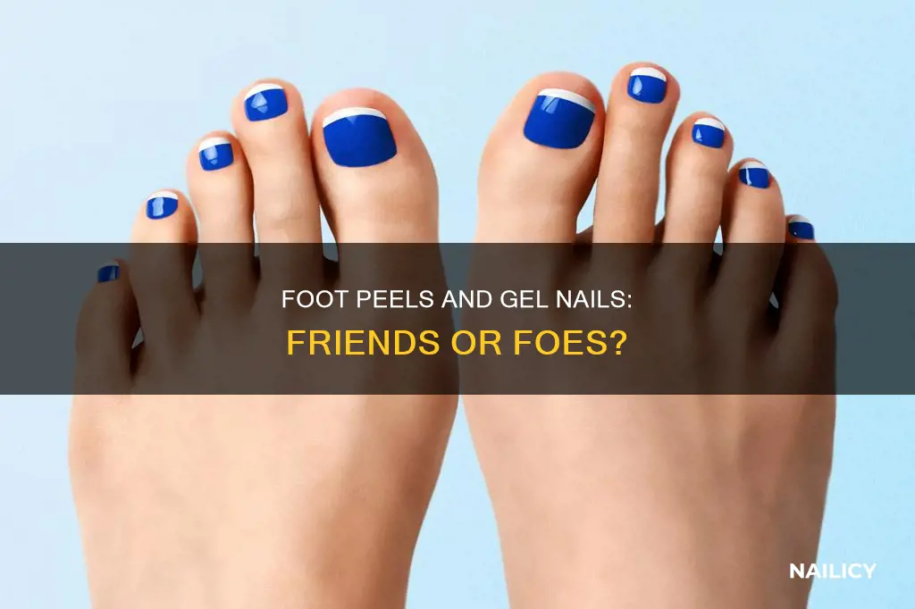 will foot peel ruin gel nail polish