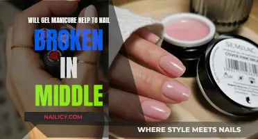 Gel Manicure: A Solution for Nails Broken in Middle?