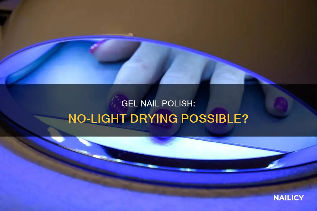 will gel nail polish dry without a light