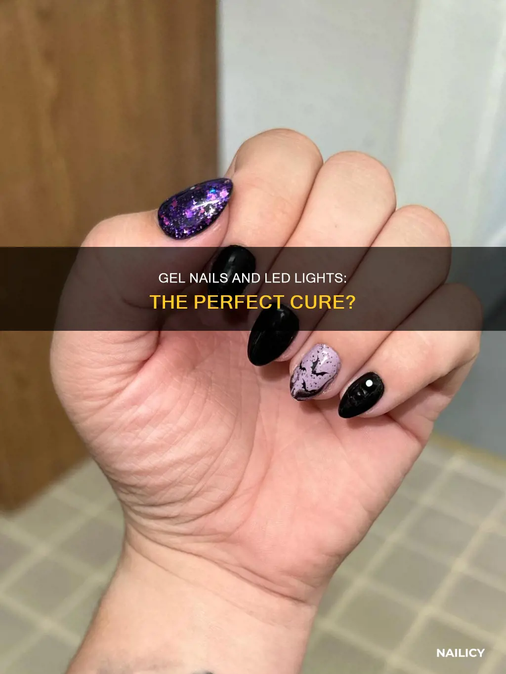 will gel nails cure with led lights