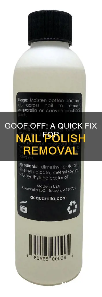 will goof off remove nail polish