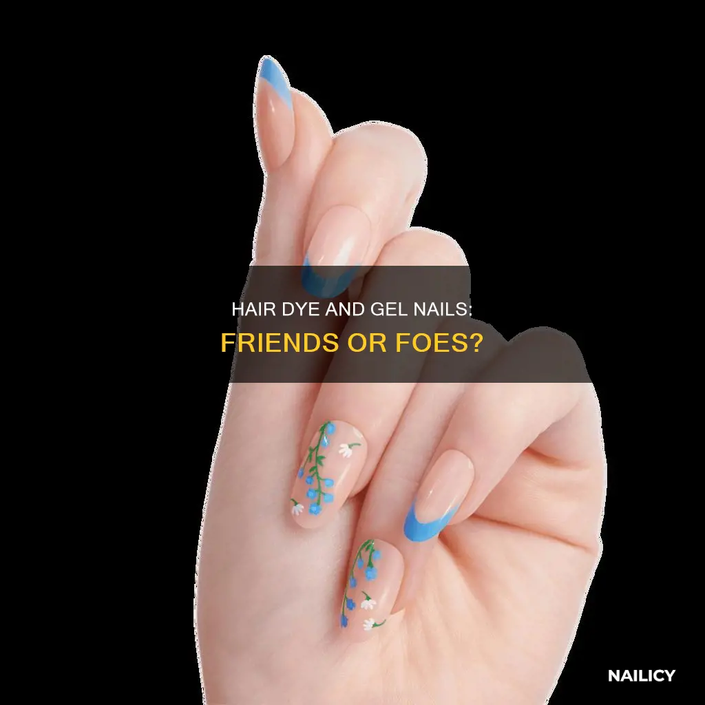 will hair dye ruin gel nails