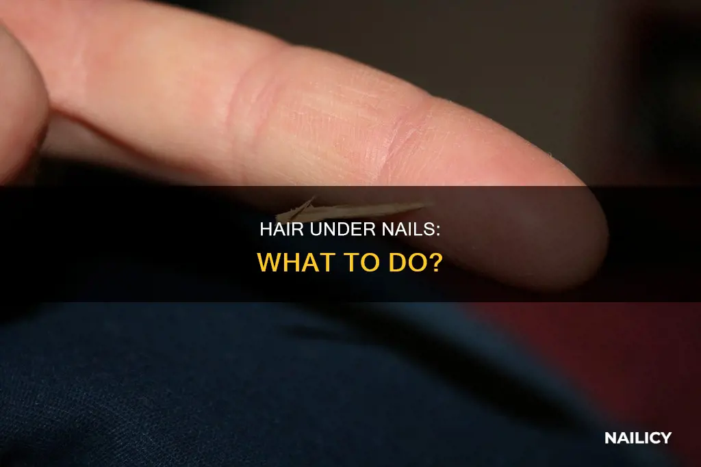 will hair things under nails grow out