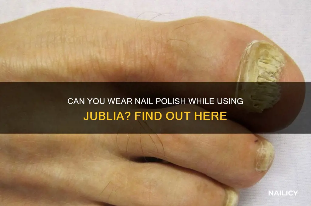 will jublia work with nail polish