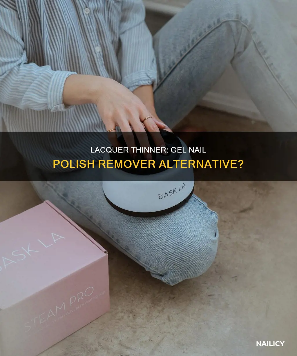 will lacquer thinner remove gel nail polish