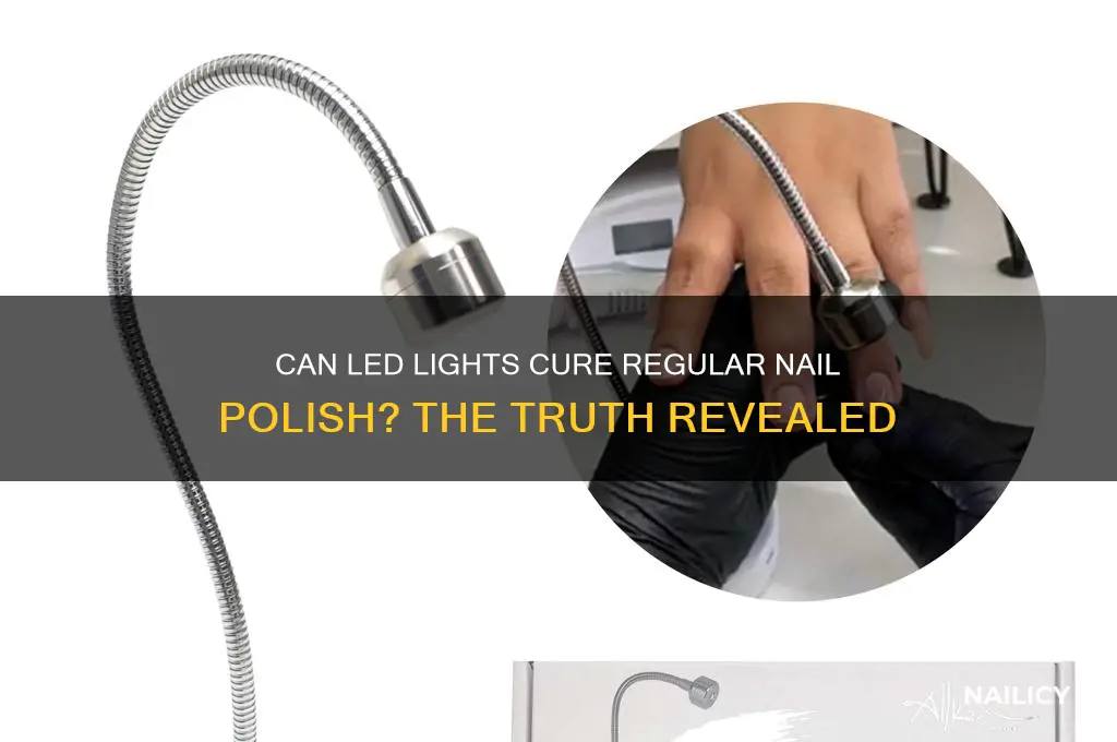 will led light harden regular nail polish