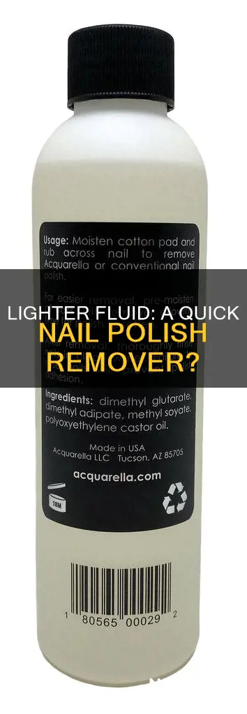 will lighter fluid remove nail polish