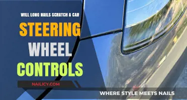 Long Nails: A Car Steering Wheel's Worst Nightmare