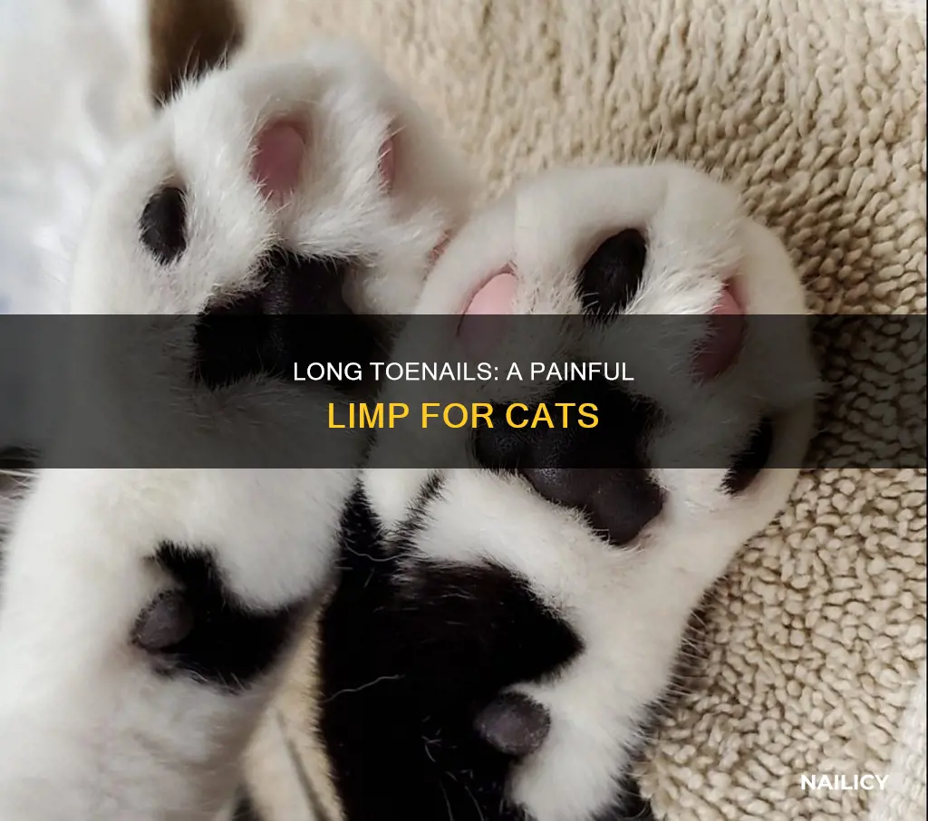 will long toe nails make a cat limp