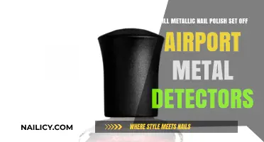 Metallic Nail Polish: Airport Security and Metal Detector Concerns