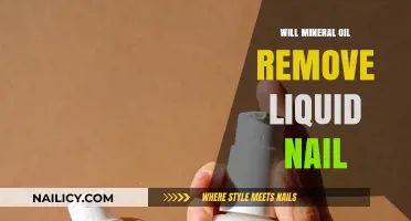 Mineral Oil: An Effective Remedy for Liquid Nail Removal