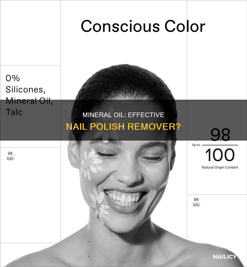 will mineral oil remove nail polish