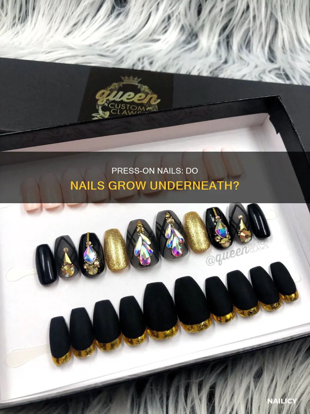 will my nails grow under press on nails
