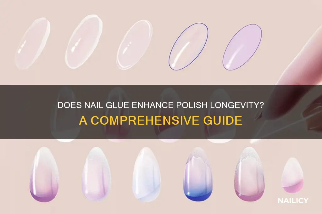 will nail glue help polish stay on