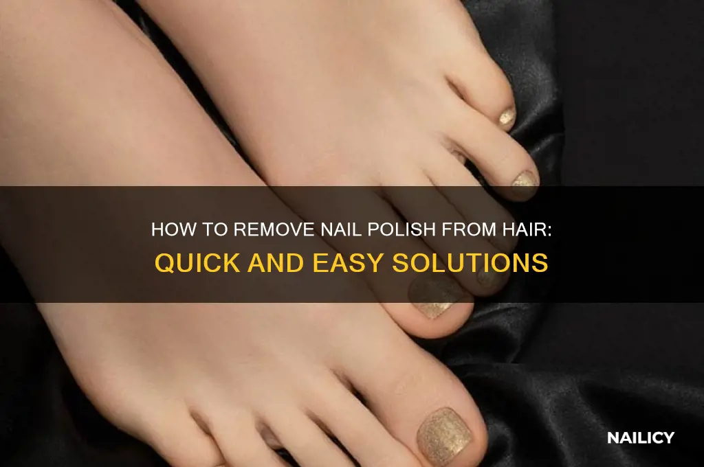 will nail polish come out of hair