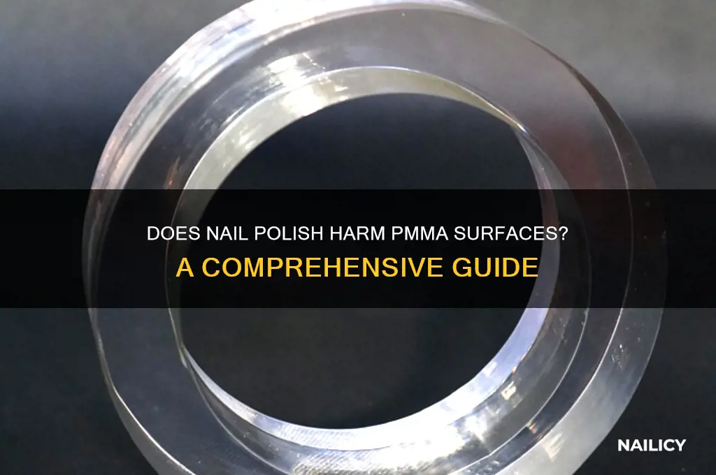 will nail polish damage pmma