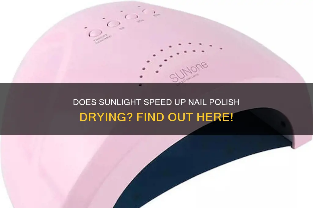 will nail polish dry in sunlight