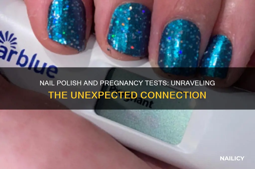will nail polish effect pregnancy test