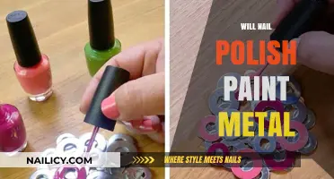 Can Nail Polish Effectively Paint and Adhere to Metal Surfaces?