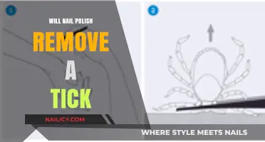 How to Remove Ticks With Nail Polish?