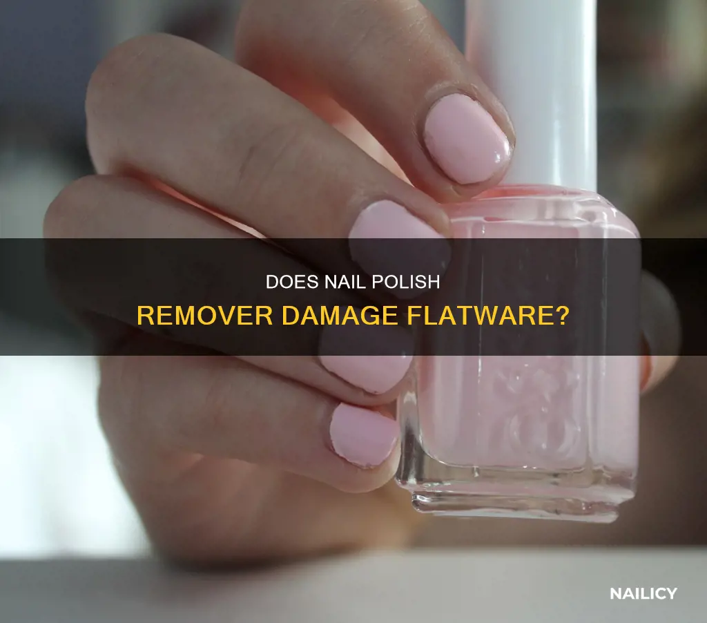 will nail polish remove damage flatware