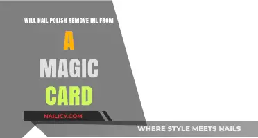 How Nail Polish Remover Affects Magic Cards