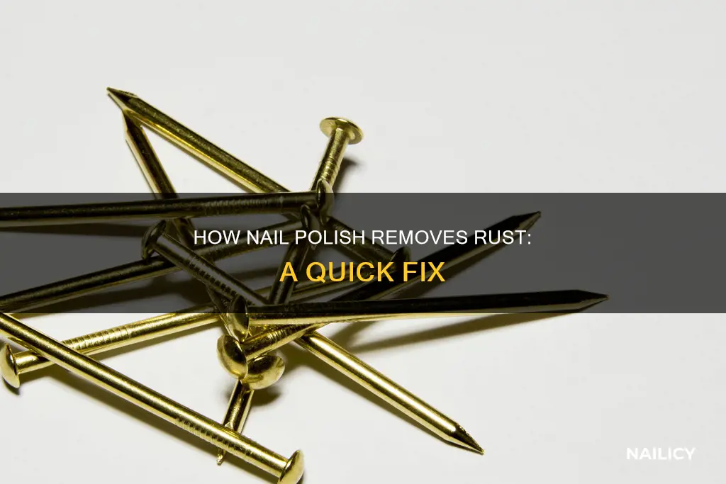 will nail polish remove rust