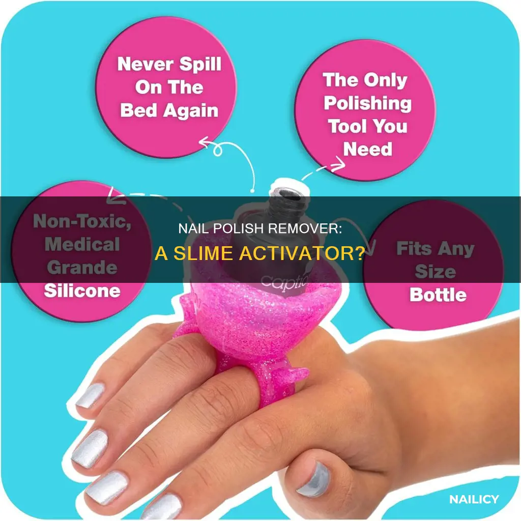 will nail polish remover activate slime