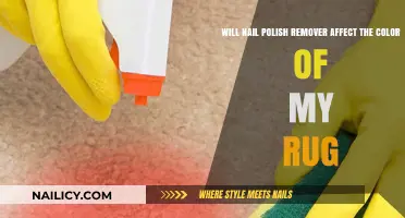 How Nail Polish Remover Affects Rug Colors
