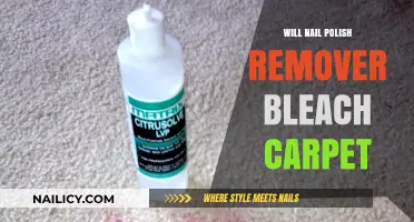 Nail Polish Remover: Carpet Bleach or Not?