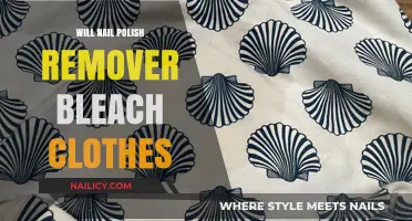 Nail Polish Remover: A Bleaching Agent for Clothes?