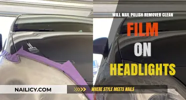 Headlight Film: Can Nail Polish Remover Help?