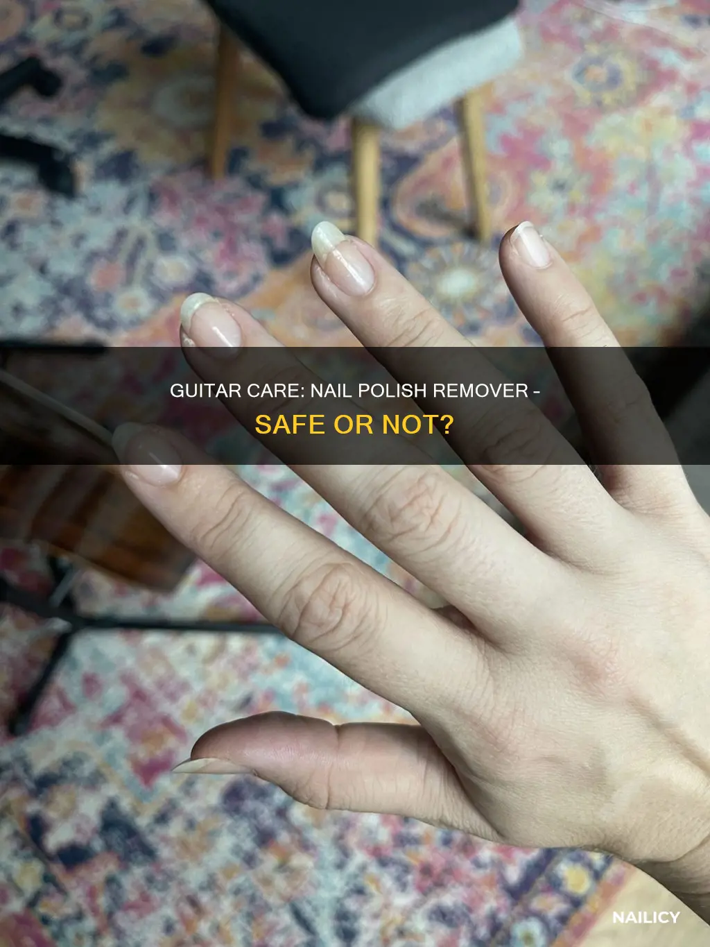 will nail polish remover damage a guitar