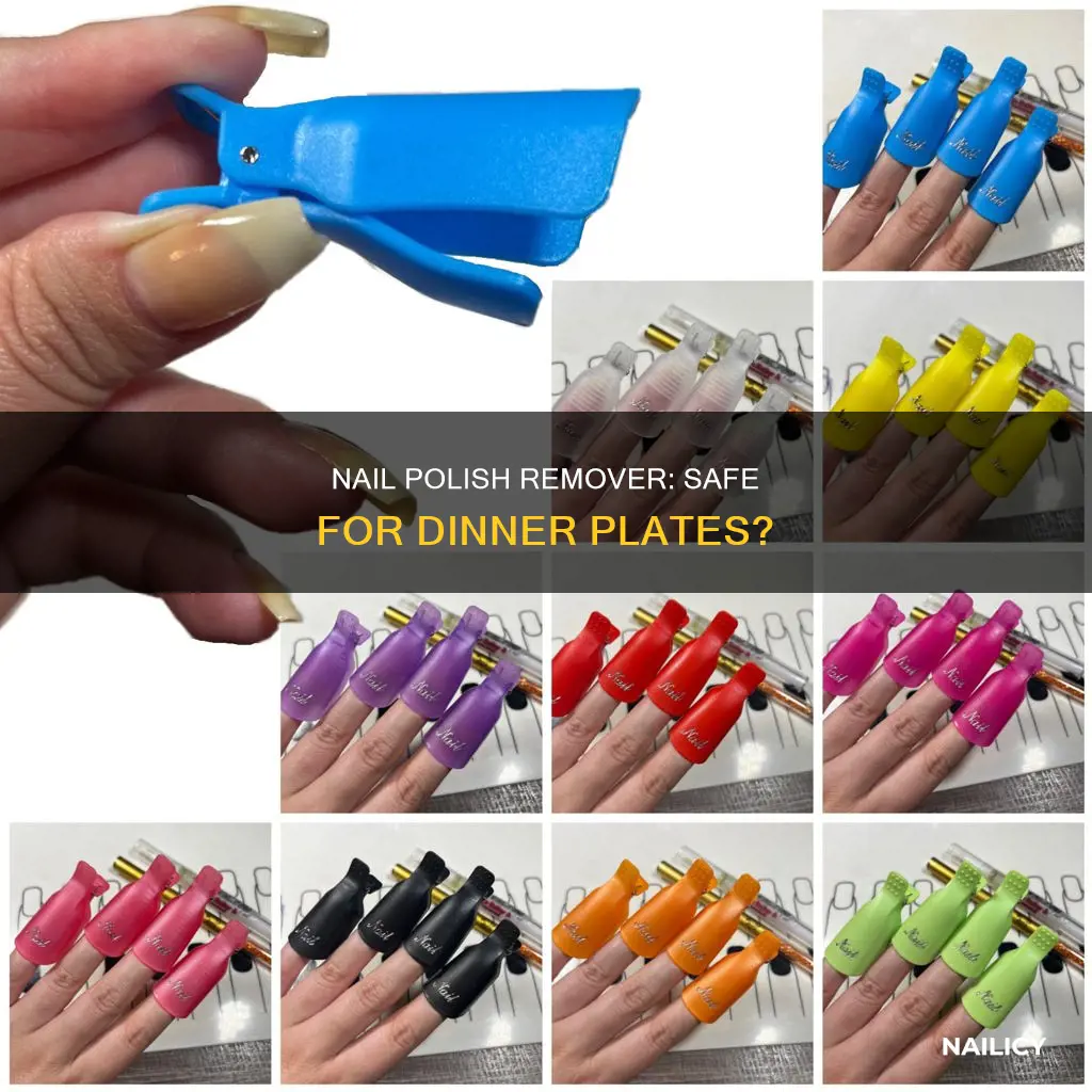 will nail polish remover damage dinner plate finish