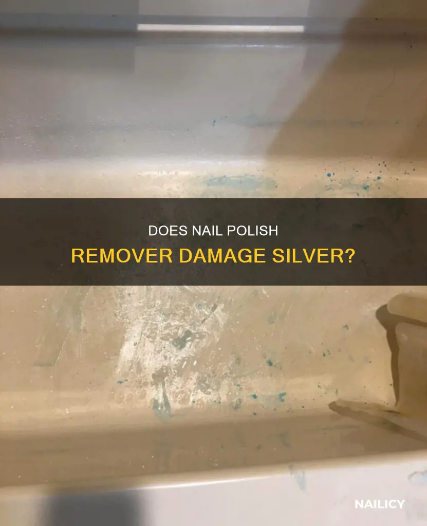will nail polish remover damage silver