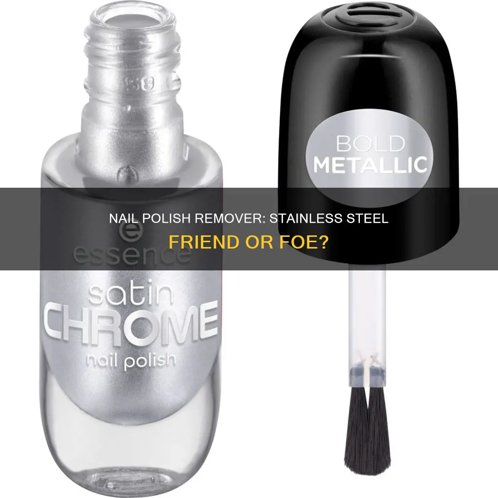 will nail polish remover damage stainless steel