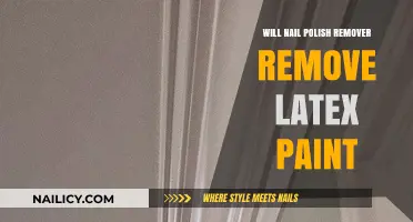 Nail Polish Remover: A Solution for Latex Paint Removal?