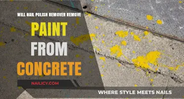 Nail Polish Remover: Concrete Paint Removal Solution?