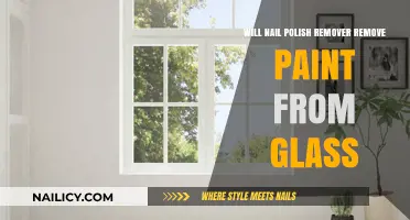 How to Remove Paint from Glass with Nail Polish Remover